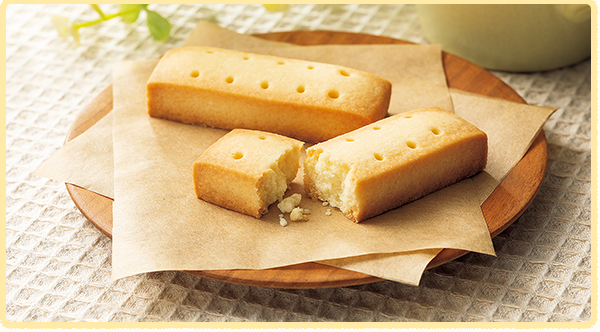 CO・OP 風味豊かな発酵バターのショートブレッドの調理例