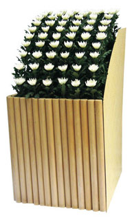 祭壇脇スロープ　菊（1対）