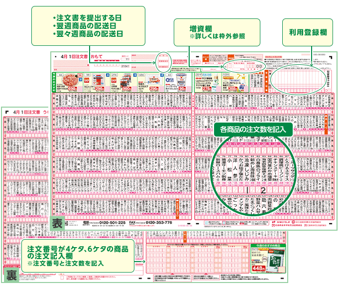 OCR注文用紙